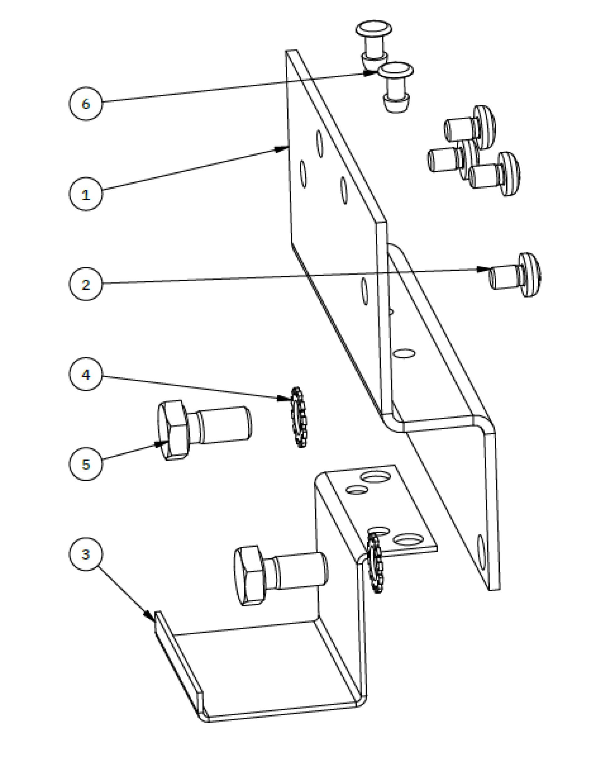 girhusogmotorfester SLEIPNER Relebrakett sett Se60 Sp55 421